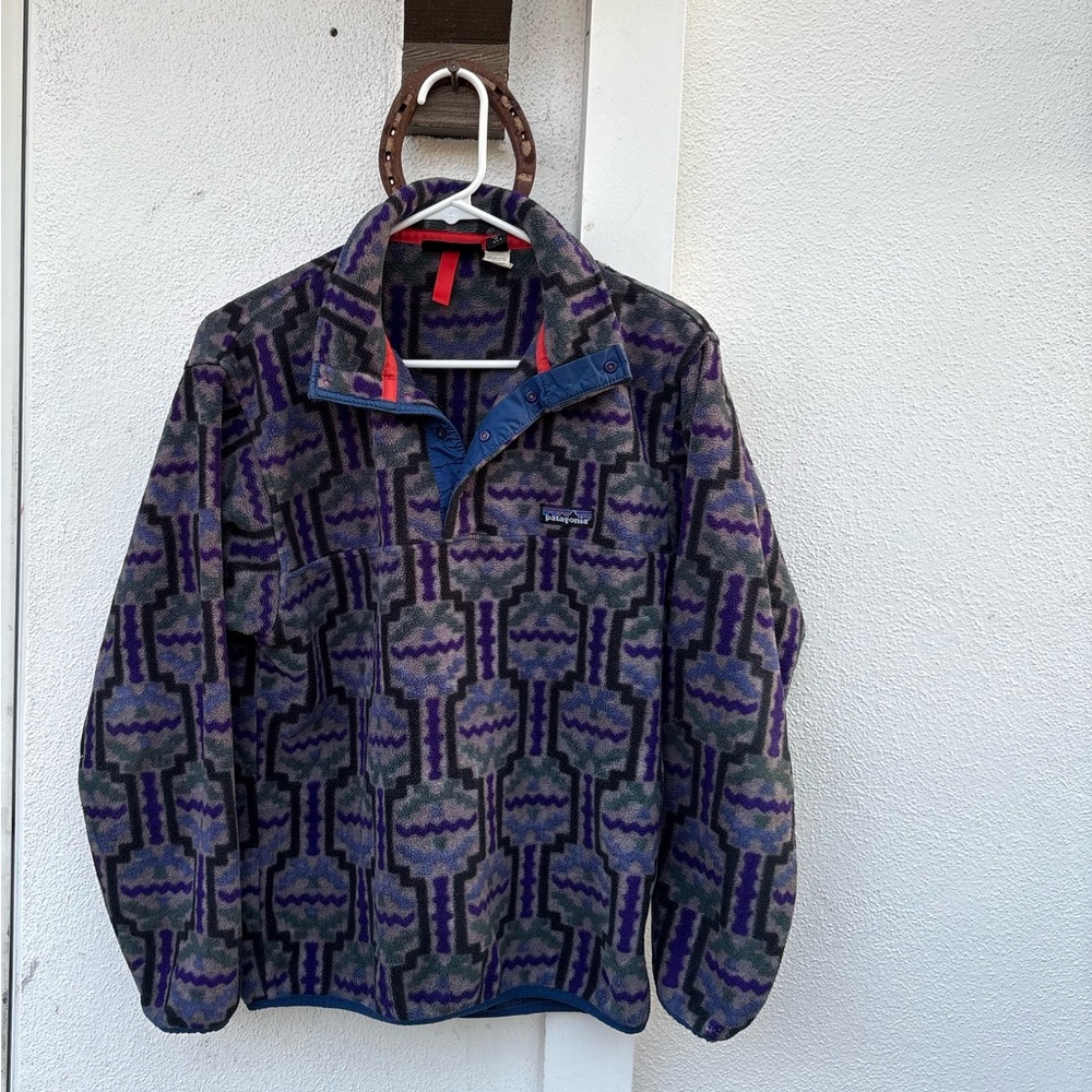 Rare Vintage 1996 Men's Patagonia Tehuelche Synchilla Fleece Jacket (XS)